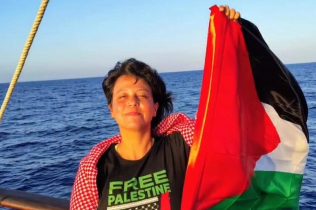 A vereadora de Campinas Mariana Conti está entre os brasileiros capturados por Israel