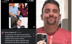 O policial penal Luiz Henrique Ribeiro