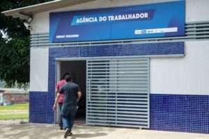 Fachada de posto de atendimento ao trabalhador
