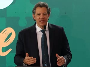 O ministro da fazenda Fernando Haddad