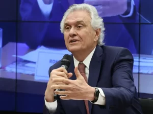 O governador Ronaldo Caiado