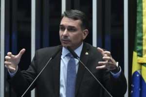 O senador Flávio Bolsonaro