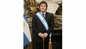 O presidente da Argentina Javier Milei
