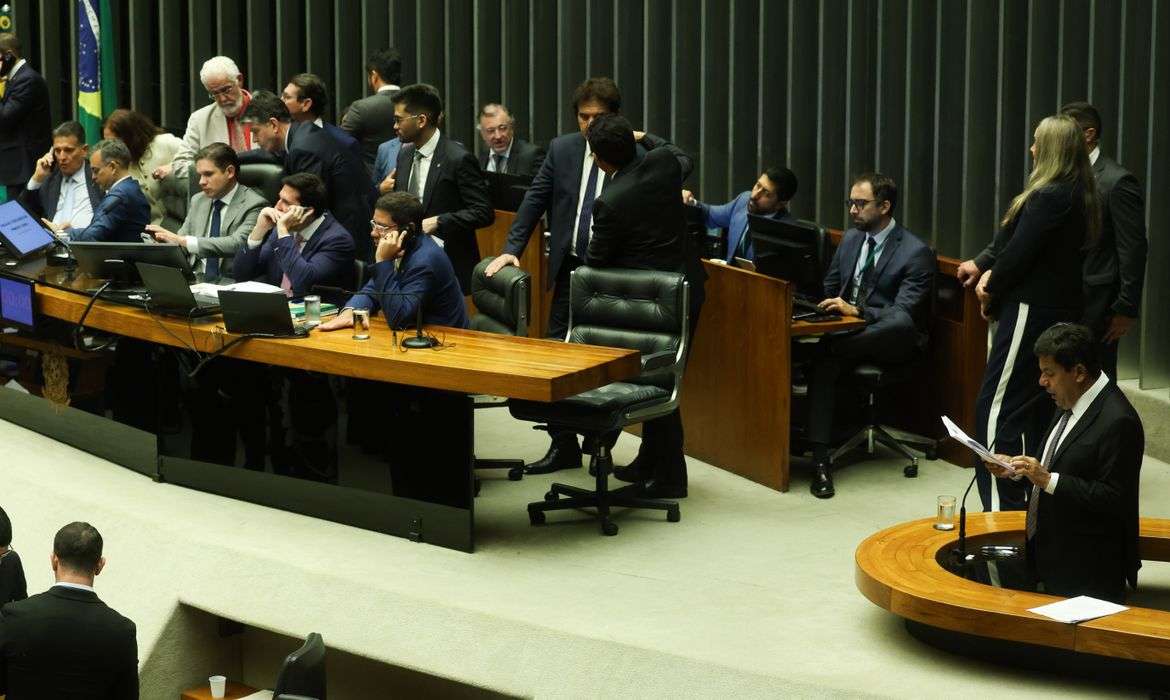 Sessão de votação na Câmara dos Deputados