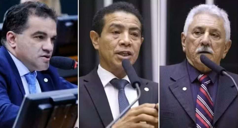 Os deputados federais do PL Josimar Maranhãozinho (MA), Pastor Gil (MA) e Bosco Costa (SE)