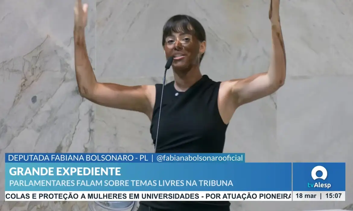 deputada estadual de São Paulo Fabiana Bolsonaro (PL)