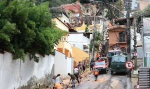 Bairro de Juiz de Fora atingido pela chuva