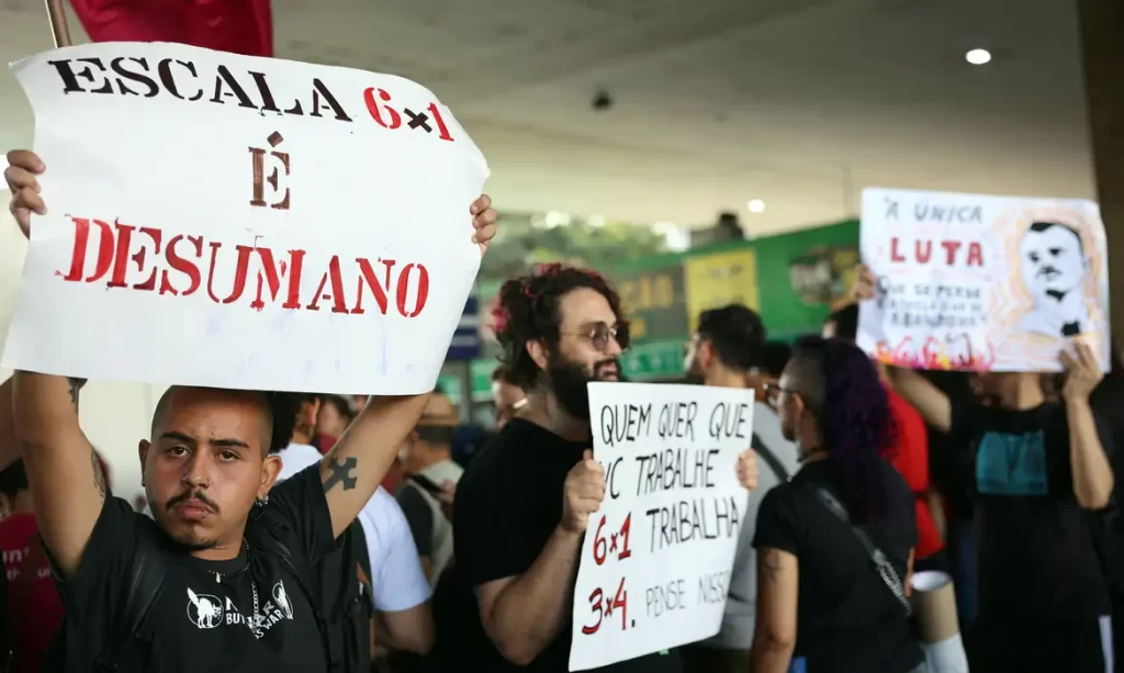 Protesto contra a escala 6 X 1