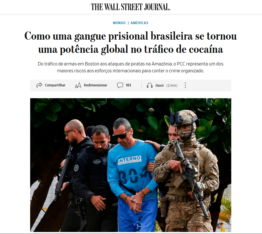 Reportagem do Whashington Journal