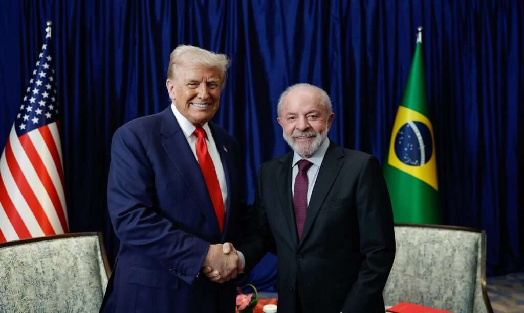 O presidente Lula e Trump