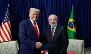 O presidente Lula e Trump