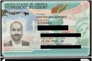 Green Card de Eduardo Bolsonaro